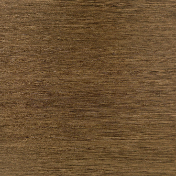 Coaster Furniture 721597 Morena Round Tawny Glass Top Side End Table Brushed Bronze