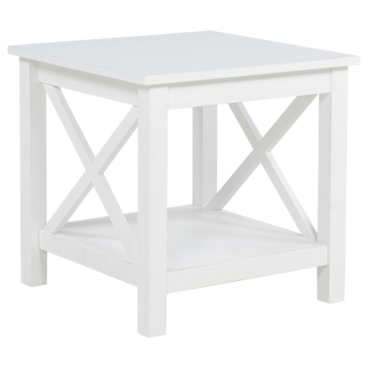 Skyview - 2 Piece Rectangular Lift Top Coffee Table Set - White