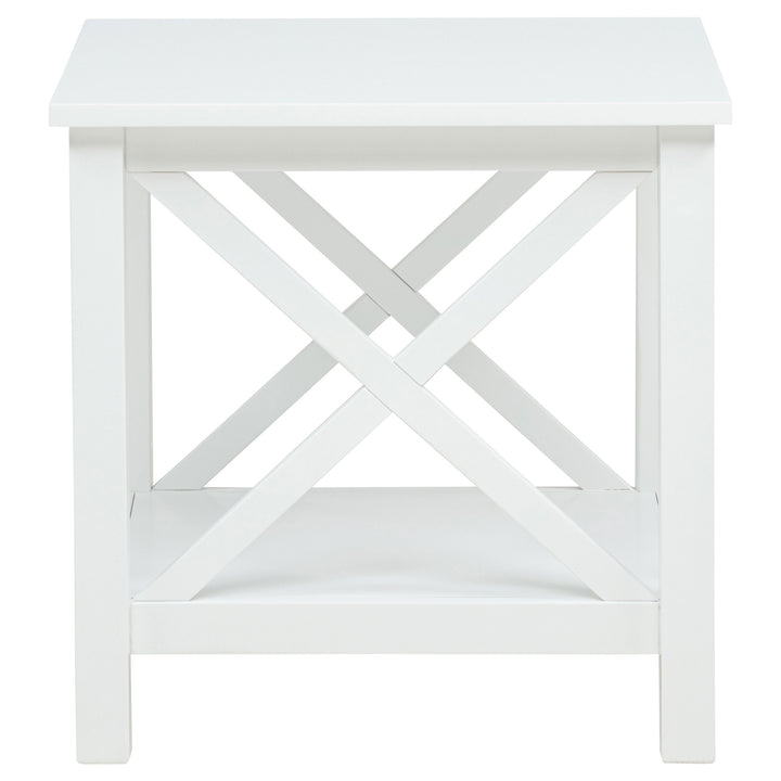 Skyview - 2 Piece Rectangular Lift Top Coffee Table Set - White