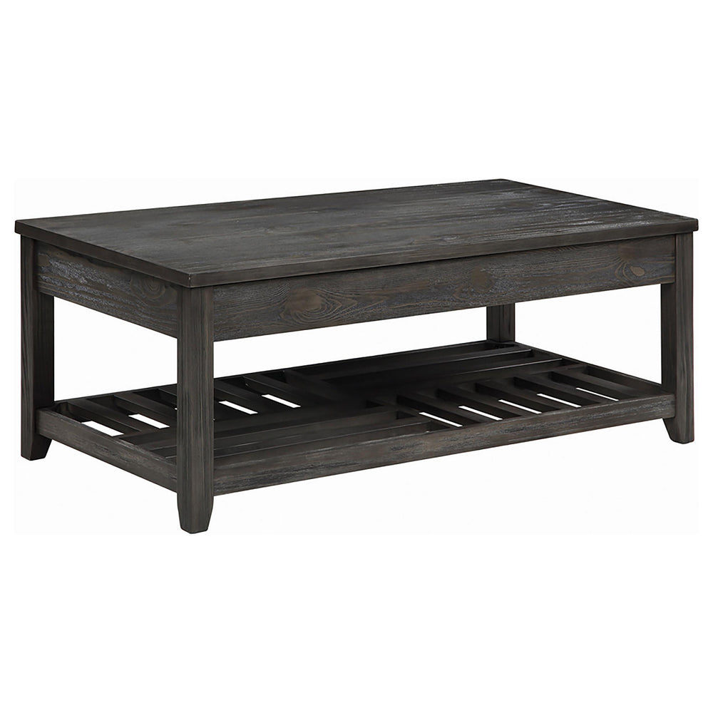 Coaster Furniture 722288 Cliffview Rectangular Wood Lift Top Coffee Table Grey