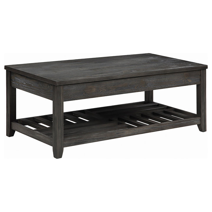 Coaster Furniture 722288 Cliffview Rectangular Wood Lift Top Coffee Table Grey
