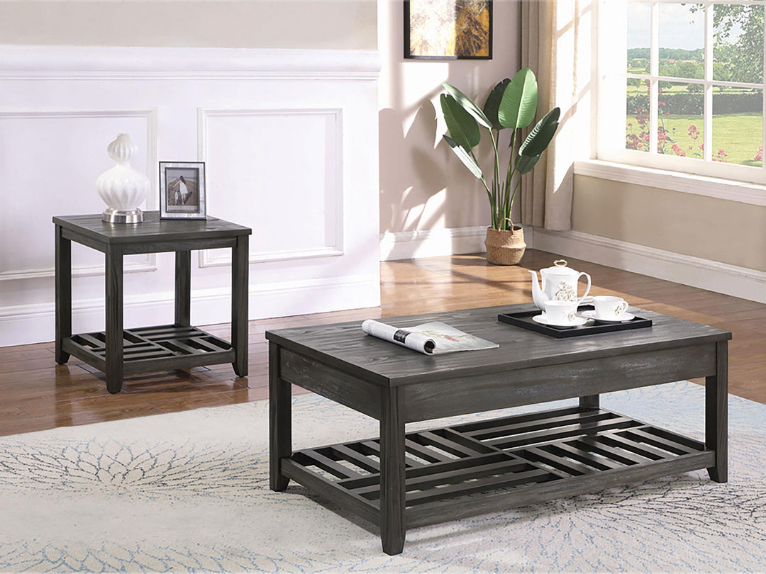 Coaster Furniture 722288 Cliffview Rectangular Wood Lift Top Coffee Table Grey