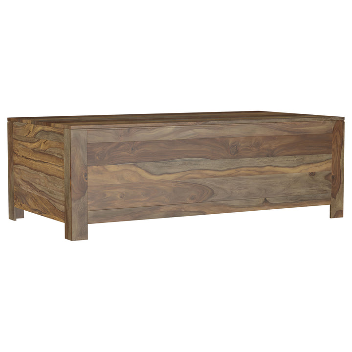 Esther - 6-Drawer Solid Wood Coffee Table - Natural