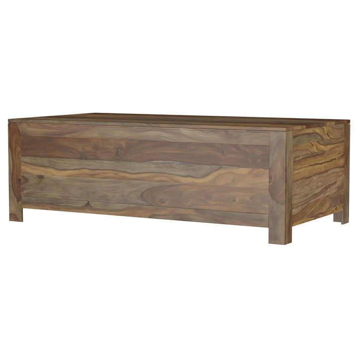 Esther - 6-Drawer Solid Wood Coffee Table - Natural