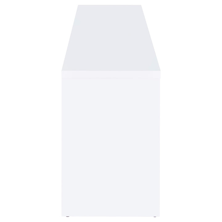 Coaster Furniture 724113 Laughlin 4-door Engineered Wood 78-inch TV Stand White