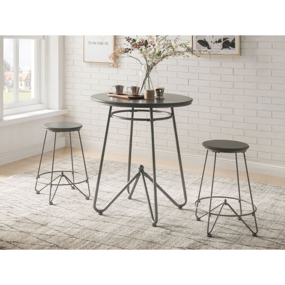 Nimai 3PC Pack Counter Height Table Set