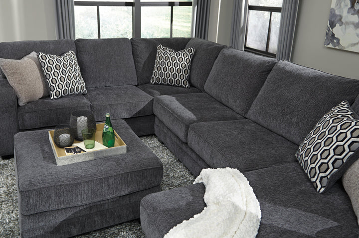 Tracling Oversized Ottoman - Dark Gray (5)