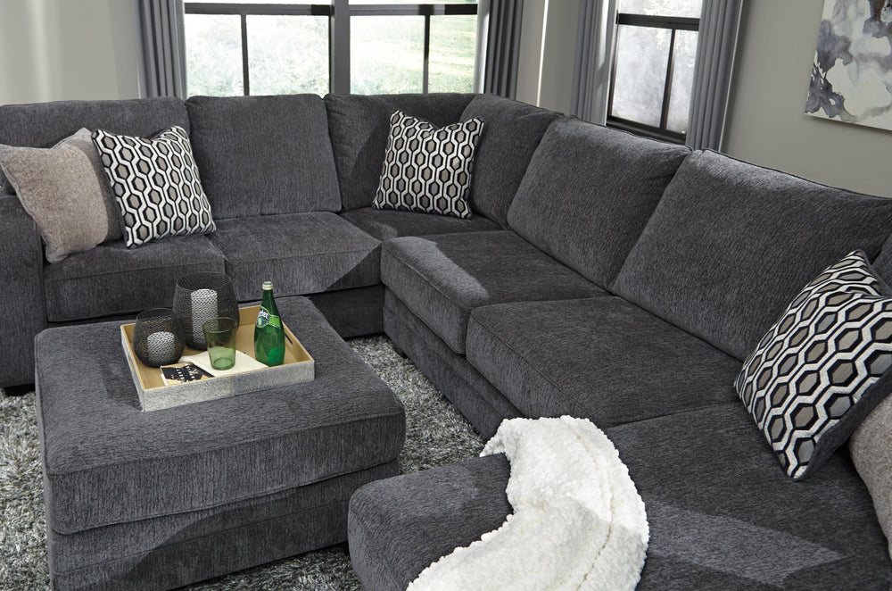 Tracling Oversized Ottoman - Dark Gray (5)