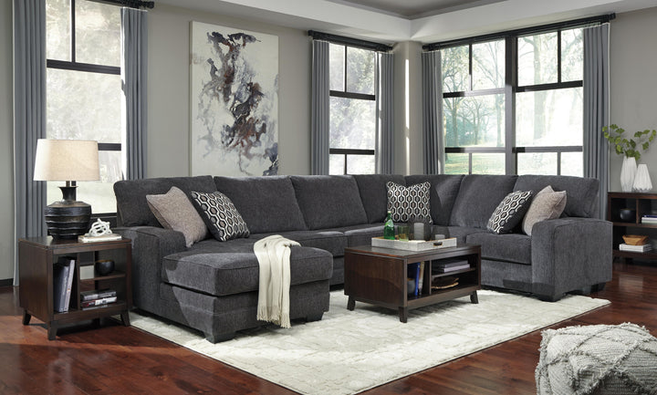 Tracling 3-Piece Sectional with Chaise - Slate (5)