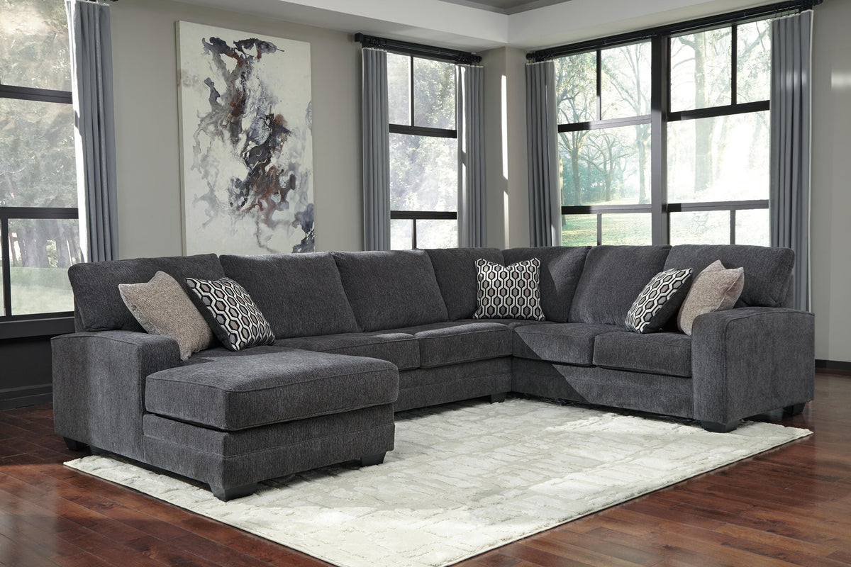 Tracling 3-Piece Sectional with Chaise - Slate (2)
