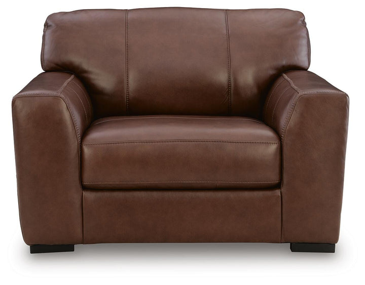 Brogliano Oversized Chair - Light Brown (3)