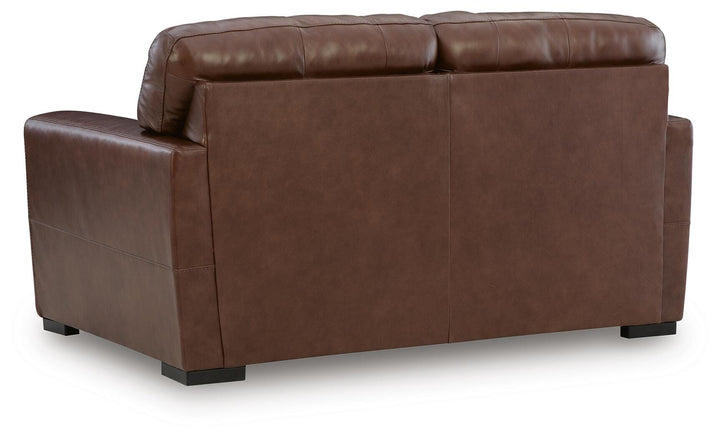 Brogliano Loveseat - Light Brown (4)