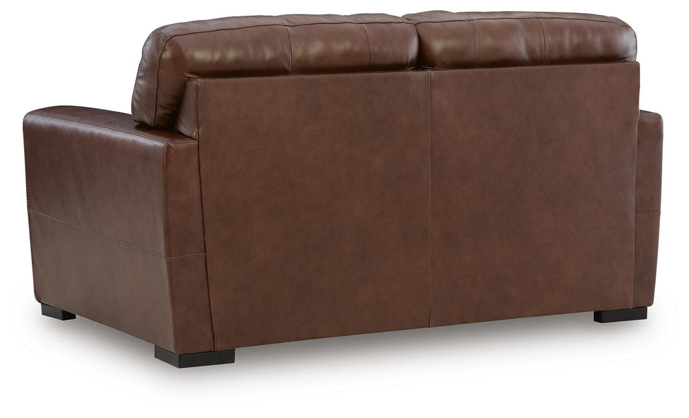 Brogliano Loveseat - Light Brown (4)