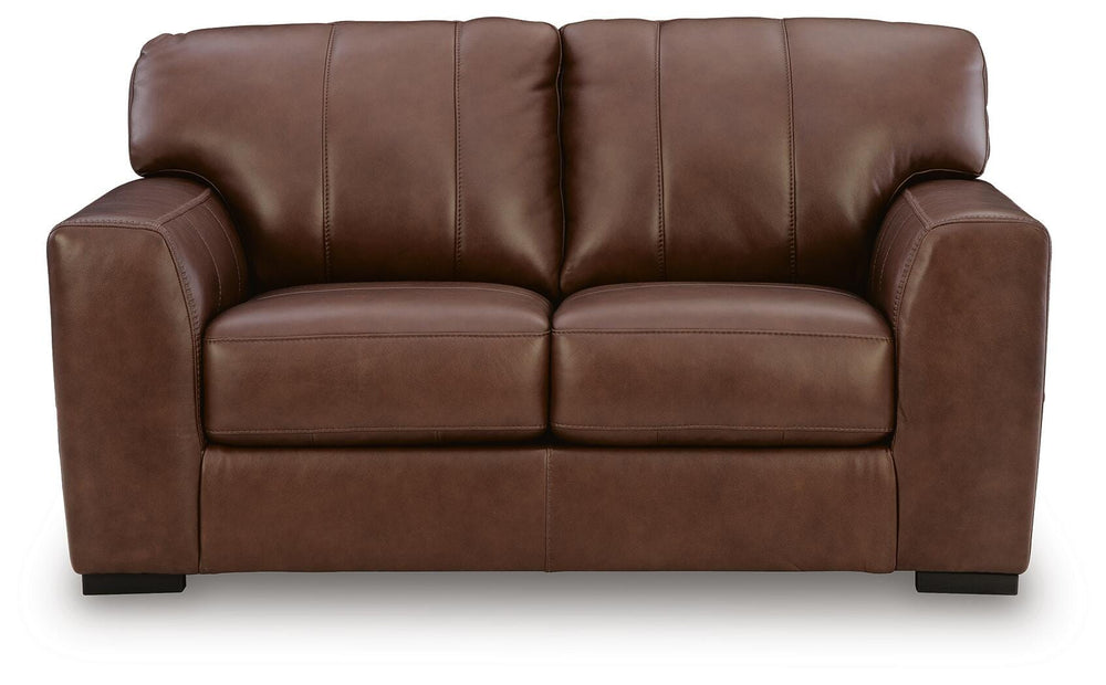 Brogliano Loveseat - Light Brown (3)
