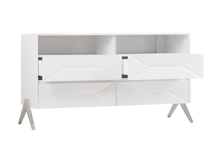 Candid Modern White Dresser