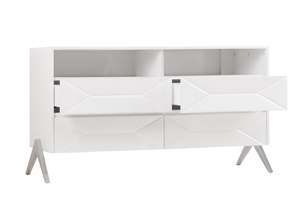 Candid Modern White Dresser - View 6