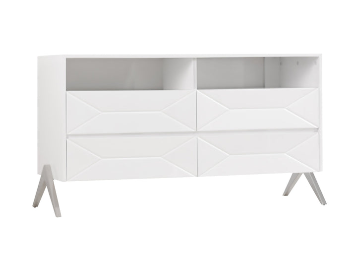 Candid Modern White Dresser