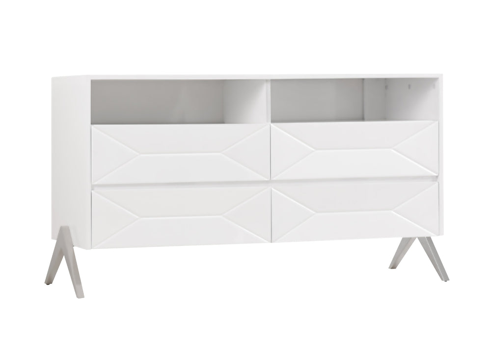 Candid Modern White Dresser - View 5