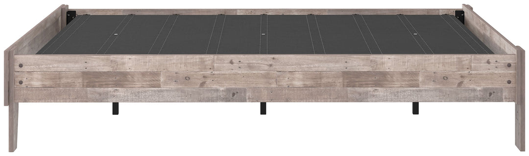 Neilsville - Full Platform Bed - Whitewash