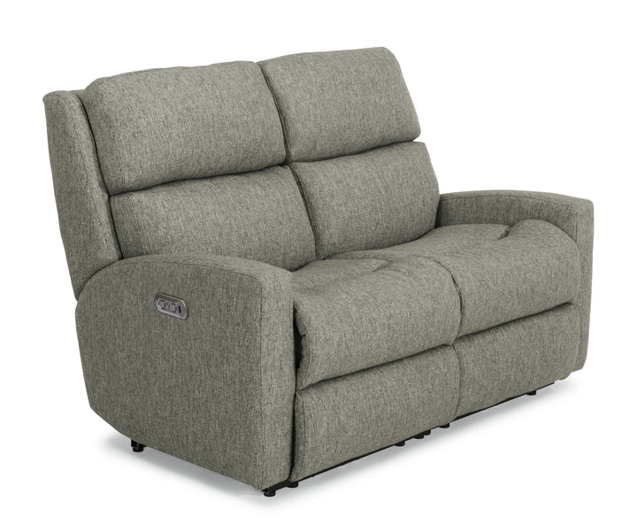 Catalina Power Reclining Loveseat With Power Headrests Gray