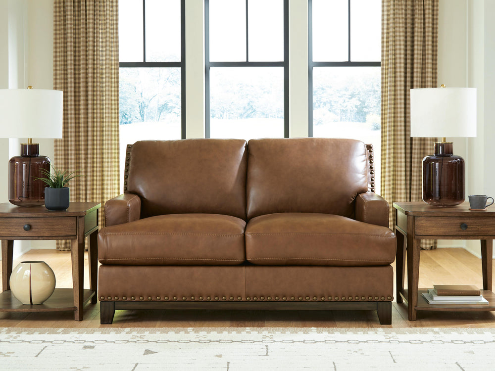 Saonara Loveseat - Light Brown (2)