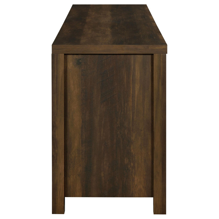 Coaster Furniture 736273 Madra 2-door Engineered Wood 79" TV Stand Dark Pine