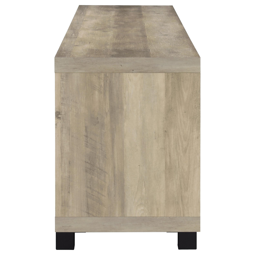 Coaster Furniture 736283-SET Sachin 3-piece 79" TV Entertainment Center Antique Pine