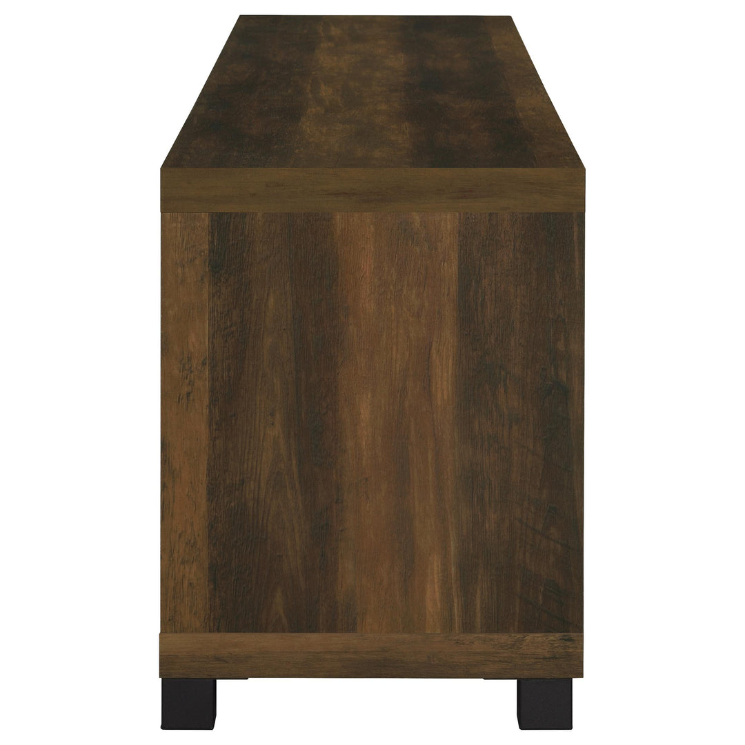 Coaster Furniture 736293-SET Sachin 3-piece 79" TV Entertainment Center Dark Pine