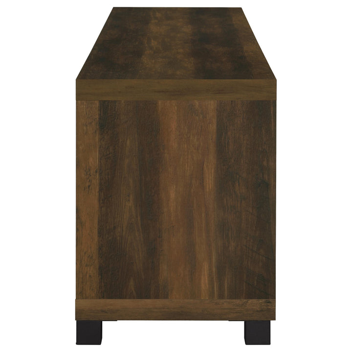 Coaster Furniture 736293-SET Sachin 3-piece 79" TV Entertainment Center Dark Pine