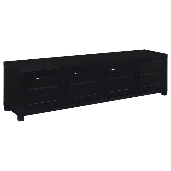 Coaster Furniture 736303-SET Jupiter 3-piece Entertainment Center 79-inch TV Stand Black