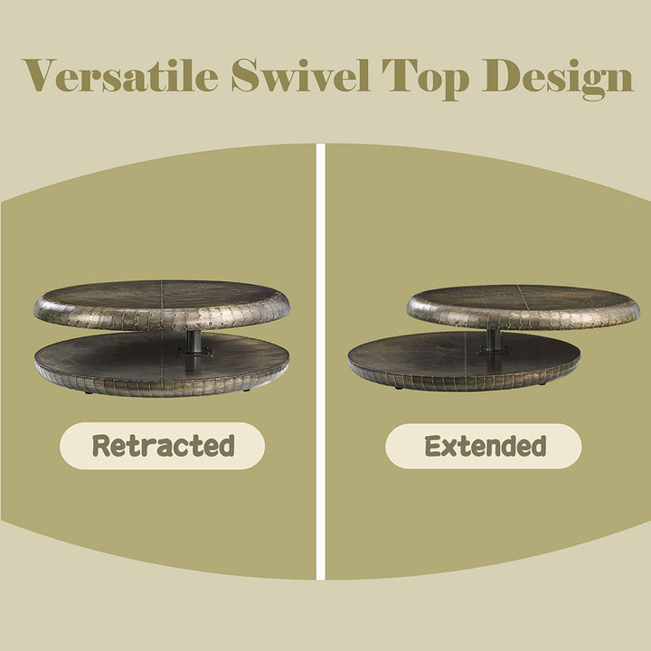 Brancaster - Coffee Table - Bronze Aluminum