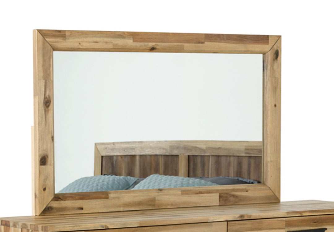 Sala Modern Light Wood Mirror