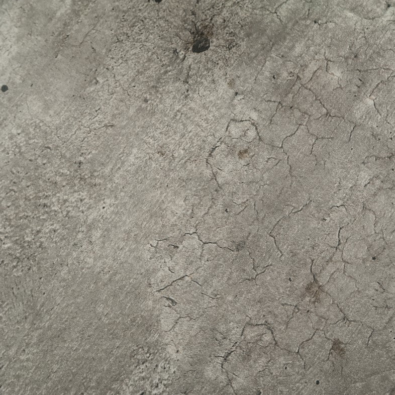 Boston Modern Glass & Faux Concrete Reversible Desk