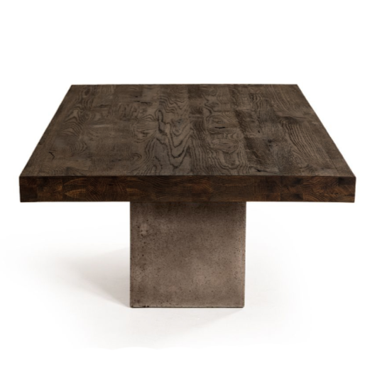 Renzo Modern Oak &amp; Concrete Coffee Table