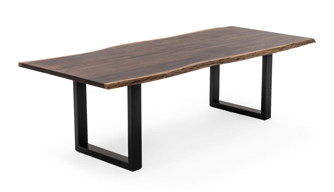 Taylor Modern 79" Live Edge Wood Dining Table