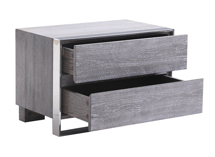 Arlene Modern Grey Elm Nightstand