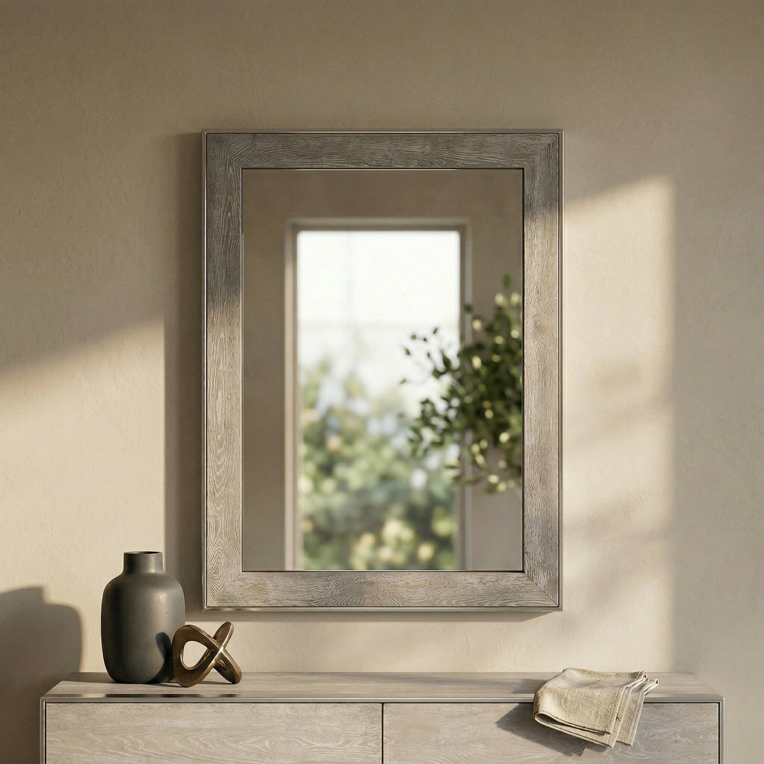 Arlene Modern Grey Elm Mirror