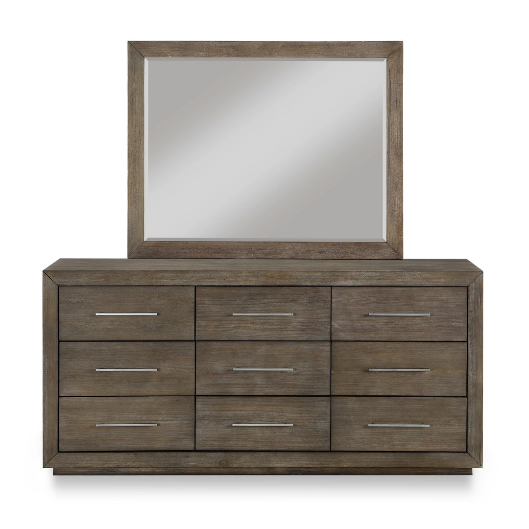 Modus Furniture 8D6482A Melbourne Nine Drawer Dresser In Dark Pine 2024