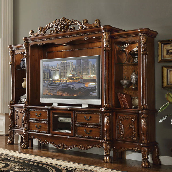 Dresden - 90" Entertainment Center - Cherry Oak
