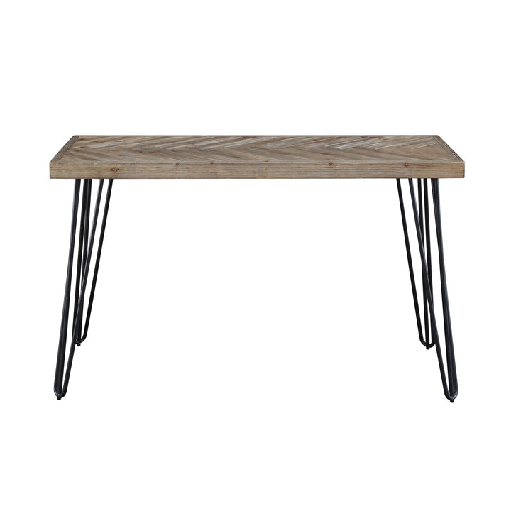 Modus Furniture Dvv123 Everson Solid Fir Console Table In Sand Dollar