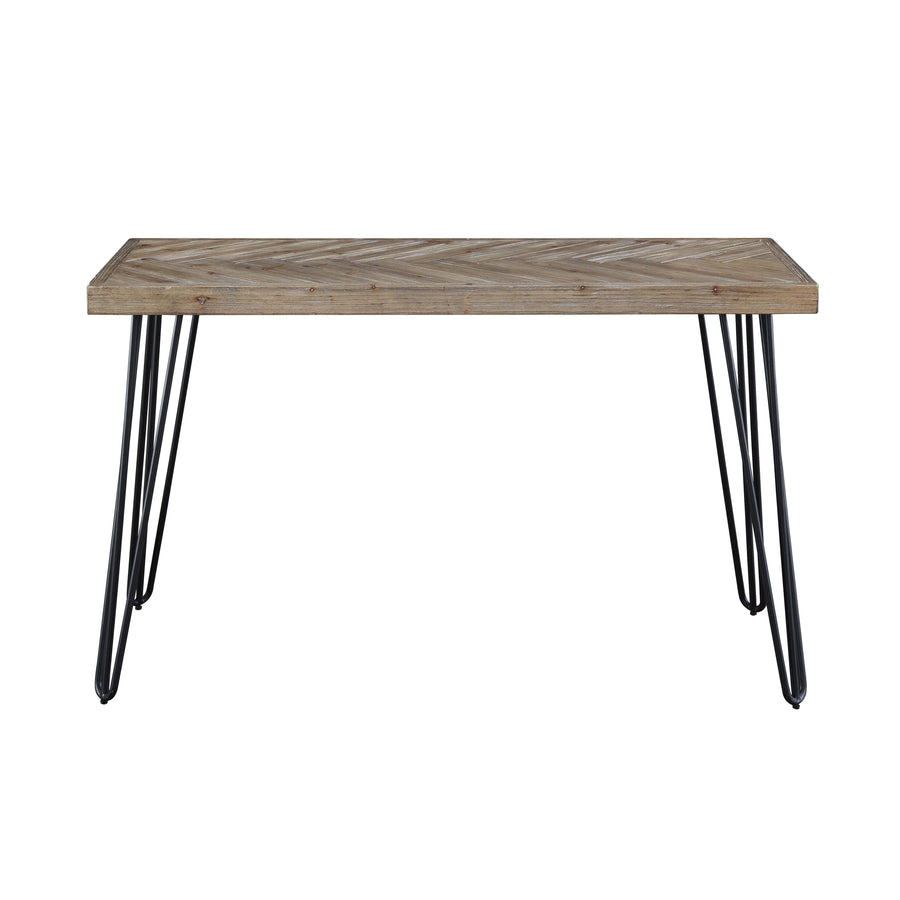 Modus Furniture Dvv123 Everson Solid Fir Console Table In Sand Dollar