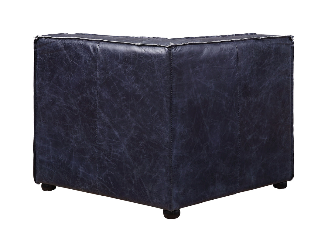 Birdie - Modular Wedge - Vintage Blue Top Grain Leather