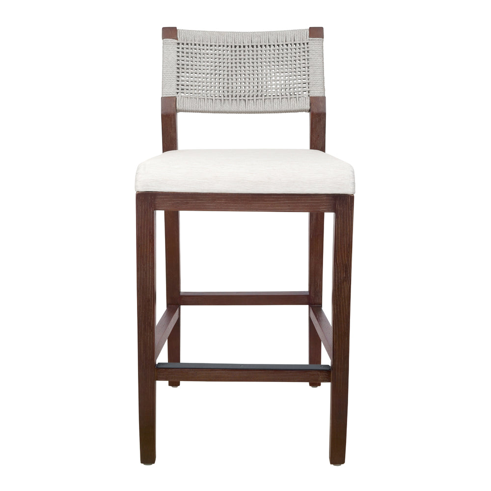 Pierre Rope Counter Stool - Gray - view 5