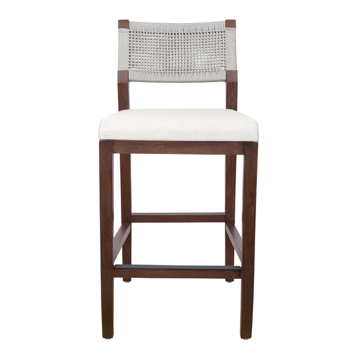 Pierre Rope Counter Stool - Gray - view 5