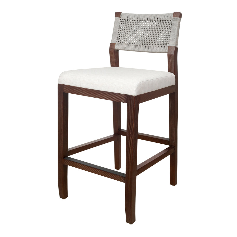 Pierre Rope Counter Stool - Gray