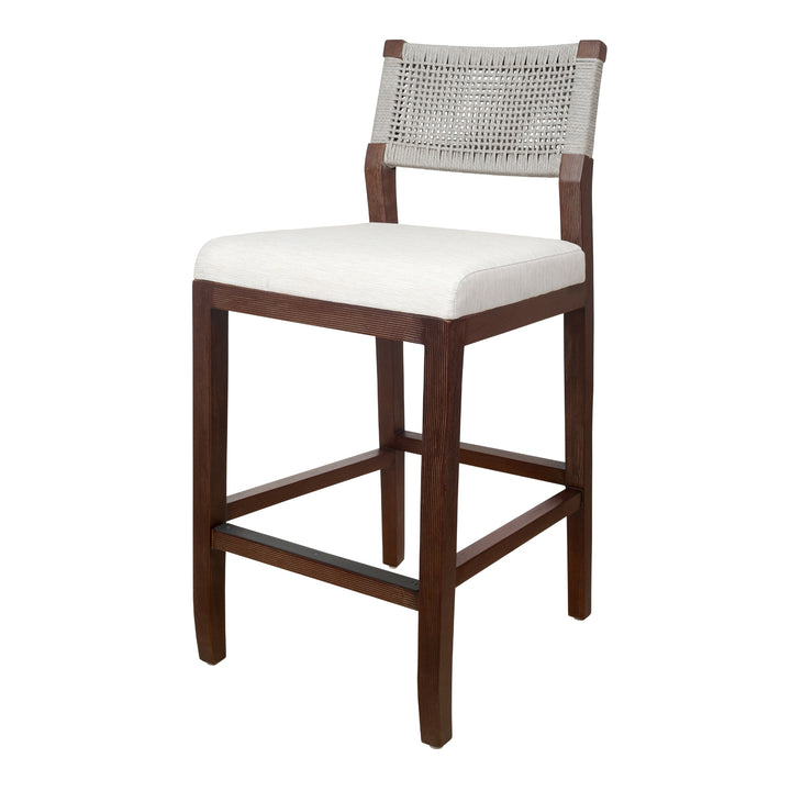 Pierre Rope Counter Stool - Gray