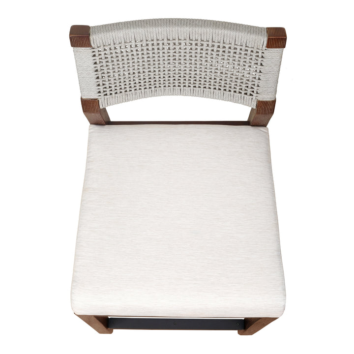 Pierre Rope Counter Stool - Gray - view 9