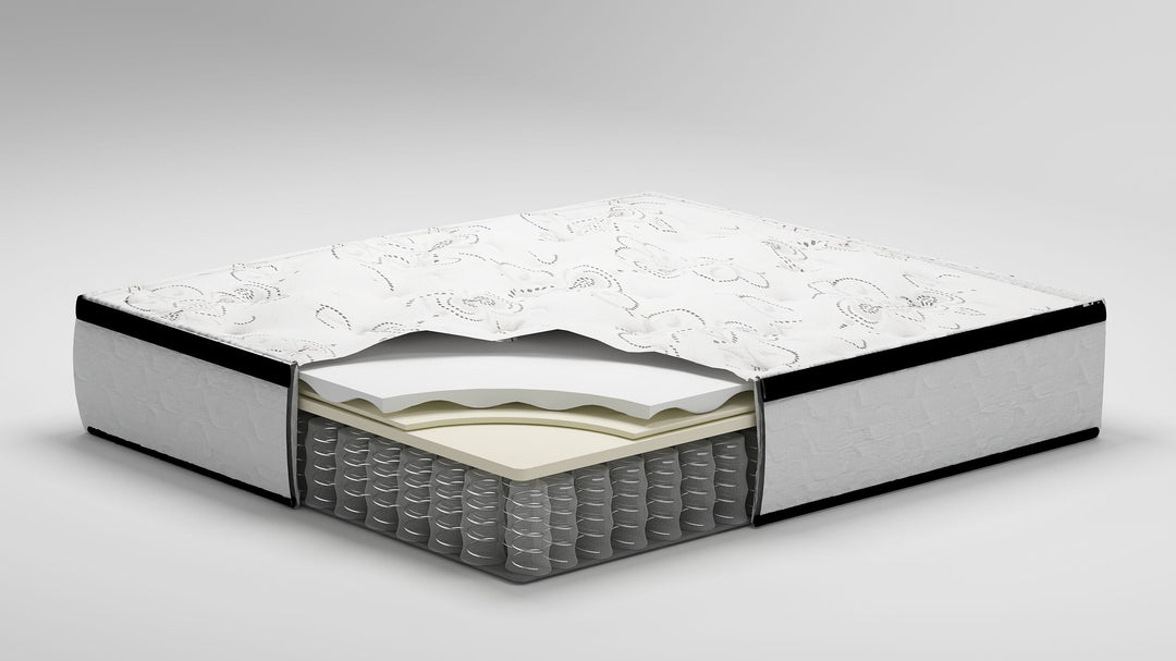 Chime 12 Inch Hybrid - 12" Twin Mattress - White