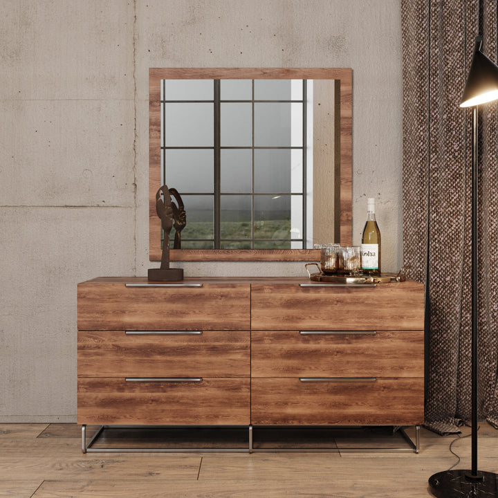 Lorenzo Italian Modern Light Oak Dresser - View 3