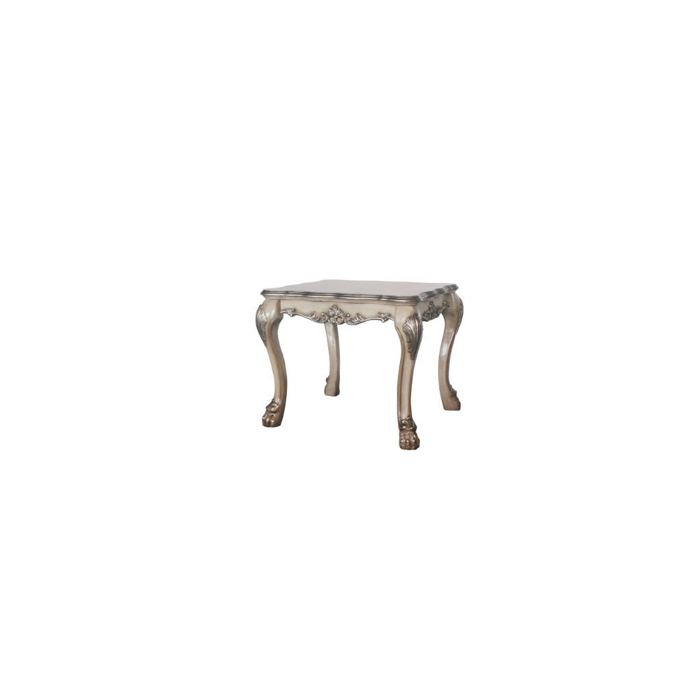Dresden - End Table - Vintage Bone White